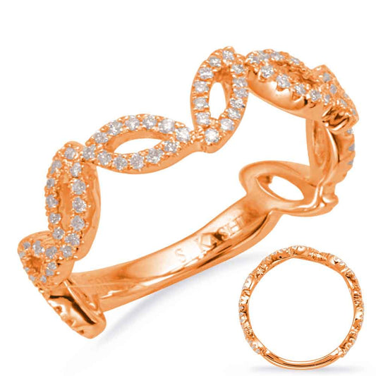 ELIE AZZI 0.30 ctw. ROSE GOLD DIAMOND FASHION RING D4659RG