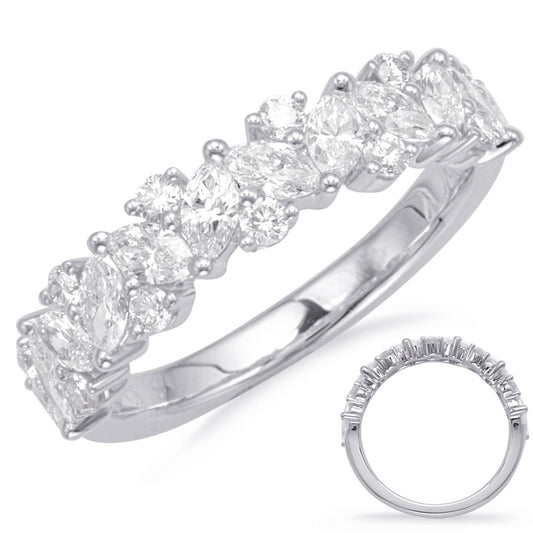 ELIE AZZI 1.16 ctw. WHITE GOLD DIAMOND FASHION RING D4662WG
