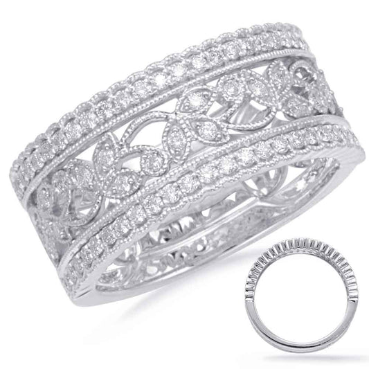 ELIE AZZI 0.41 ctw. WHITE GOLD DIAMOND FASHION RING D4665WG