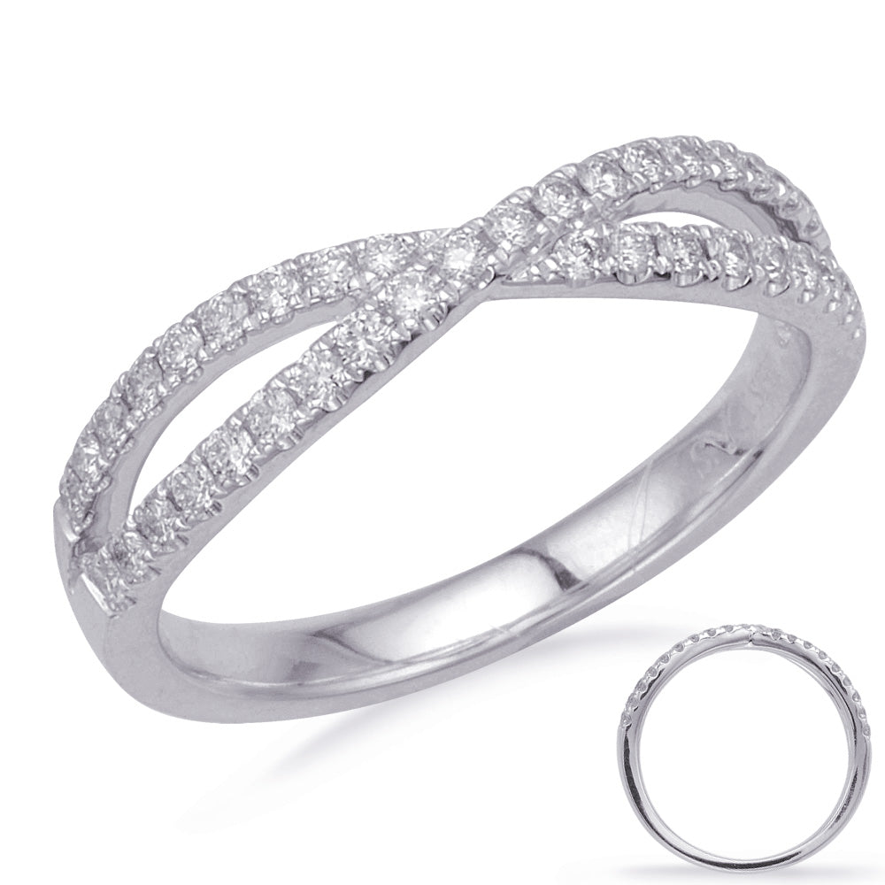 ELIE AZZI 0.33 ctw. WHITE GOLD DIAMOND FASHION RING D4681WG