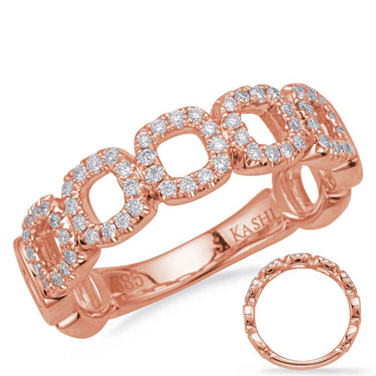 ELIE AZZI 0.23 ctw. ROSE GOLD DIAMOND FASHION RING D4683RG