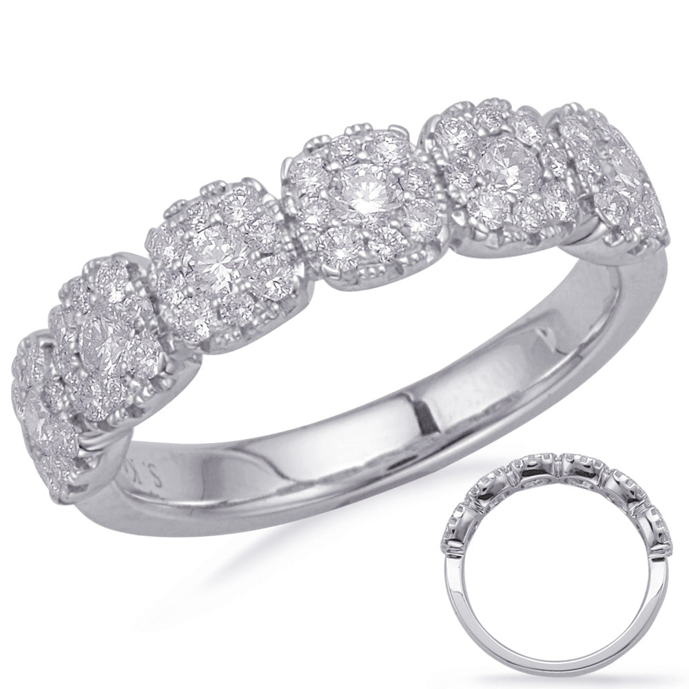 ELIE AZZI 0.70 ctw. WHITE GOLD DIAMOND FASHION RING D4684WG