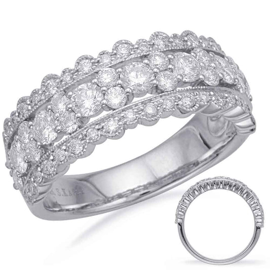 ELIE AZZI 1.24 ctw. WHITE GOLD DIAMOND FASHION RING D4691WG