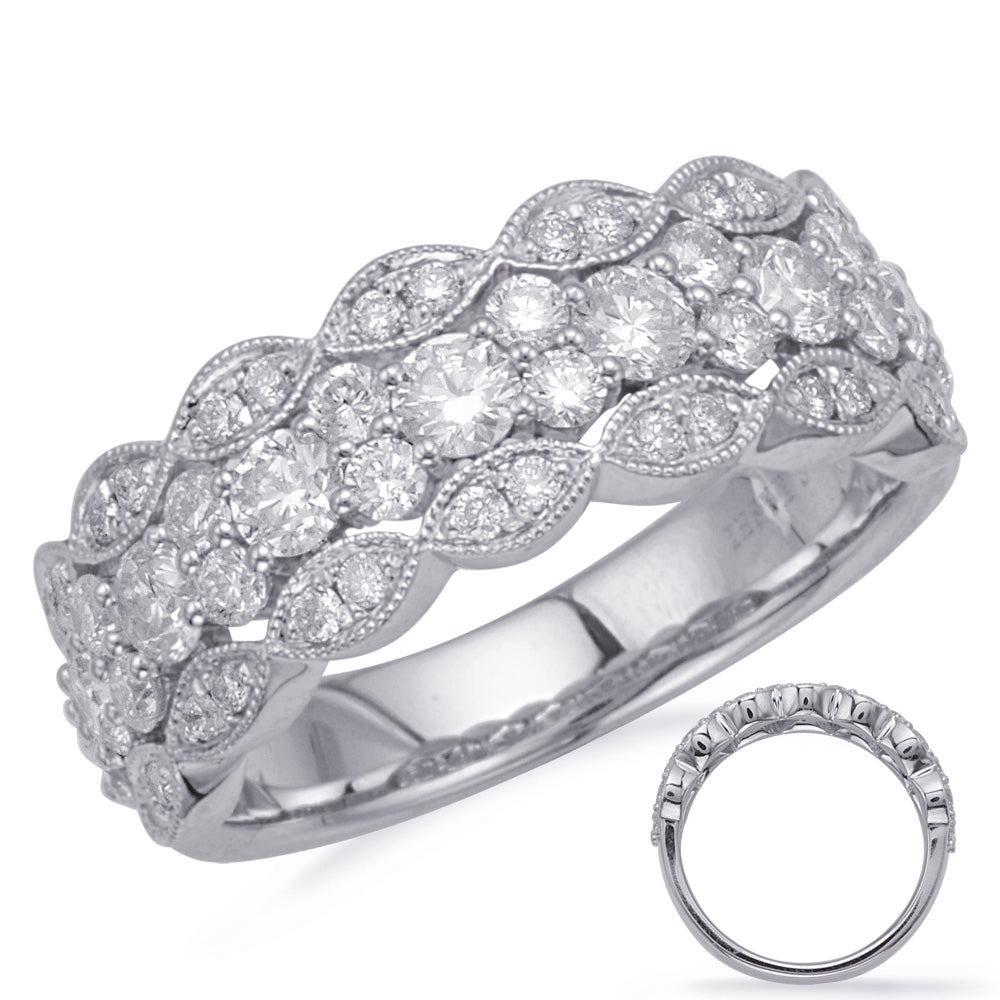 ELIE AZZI 1.17 ctw. WHITE GOLD DIAMOND FASHION RING D4692WG