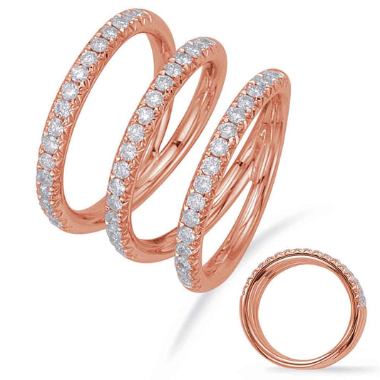 ELIE AZZI 0.93 ctw. ROSE GOLD DIAMOND FASHION RING D4693RG