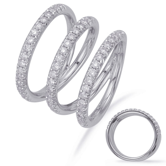 ELIE AZZI 0.93 ctw. WHITE GOLD DIAMOND FASHION RING D4693WG