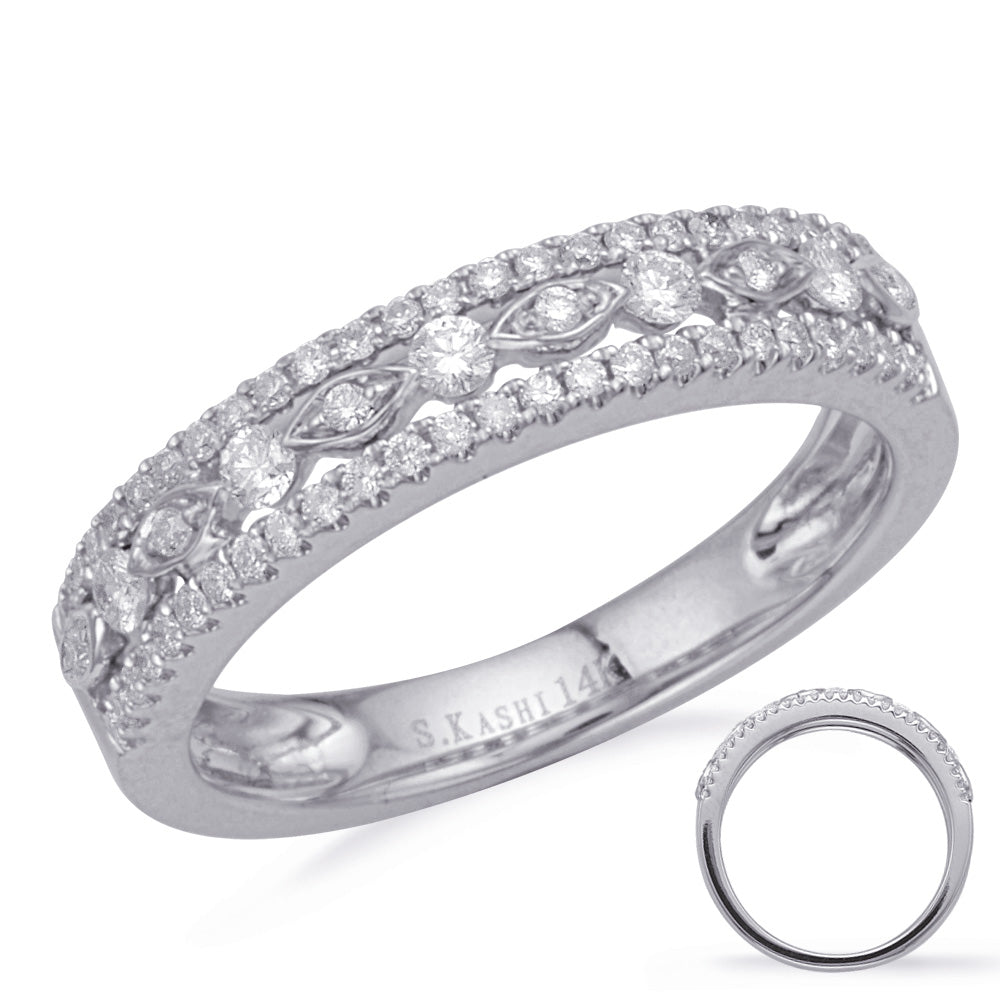 ELIE AZZI 0.35 ctw. WHITE GOLD DIAMOND FASHION RING D4695WG