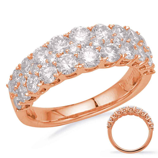ELIE AZZI 2.06 ctw. ROSE GOLD DIAMOND FASHION RING D4699RG