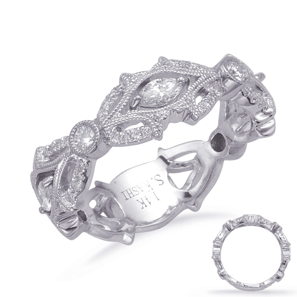 ELIE AZZI 0.48 ctw. WHITE GOLD DIAMOND FASHION RING D4711WG