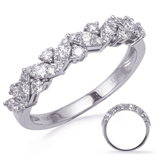 ELIE AZZI 0.52 ctw. WHITE GOLD DIAMOND FASHION RING D4747WG
