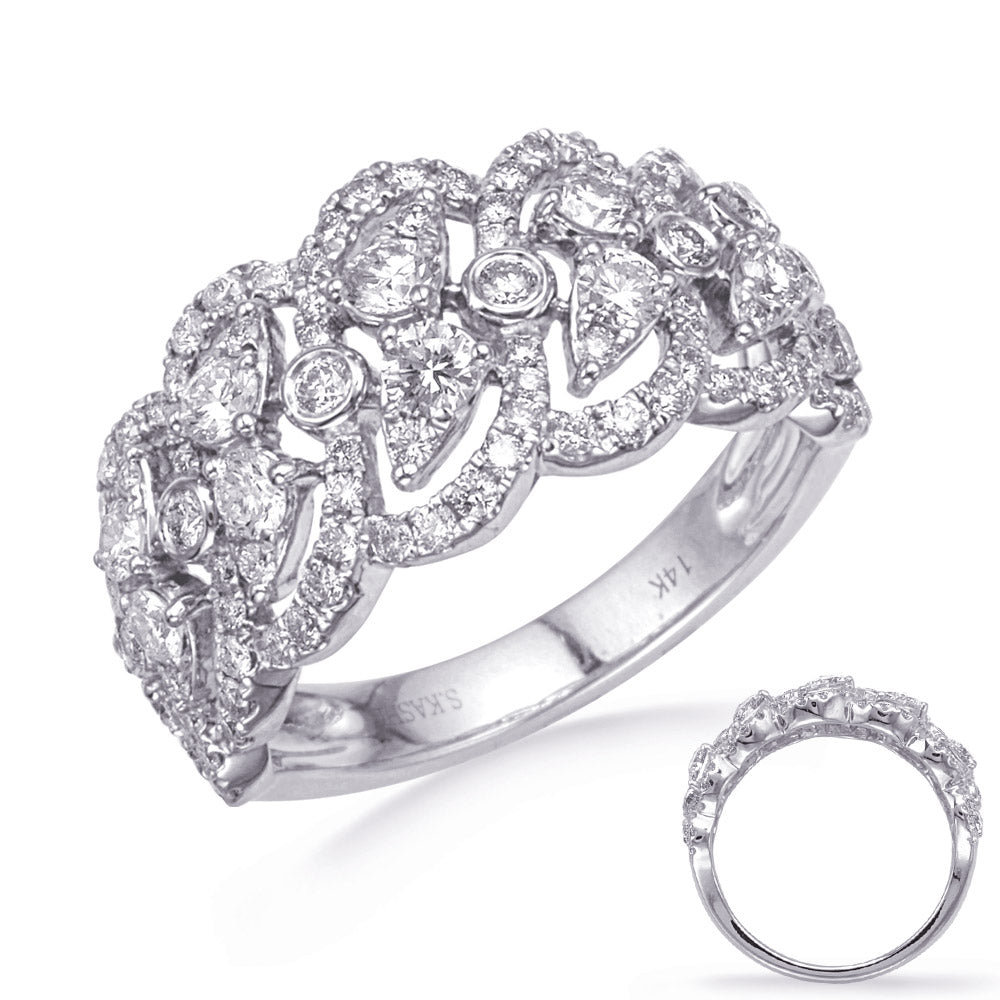 ELIE AZZI 1.27 ctw. WHITE GOLD DIAMOND FASHION RING D4753WG
