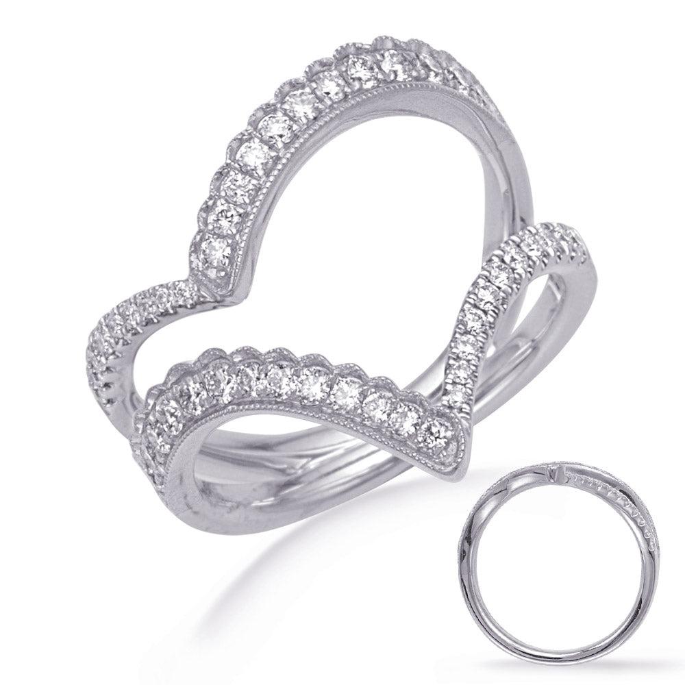 ELIE AZZI 0.47 ctw. WHITE GOLD DIAMOND FASHION RING D4756WG