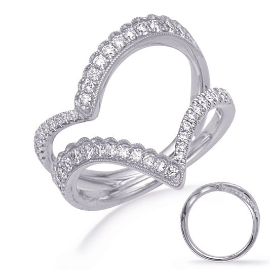 ELIE AZZI 0.47 ctw. WHITE GOLD DIAMOND FASHION RING D4756WG