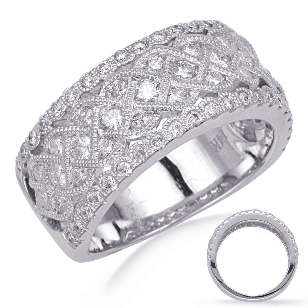 ELIE AZZI 0.94 ctw. WHITE GOLD DIAMOND RING D4758WG