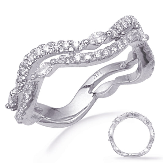 ELIE AZZI 0.47 ctw. WHITE GOLD DIAMOND FASHION RING D4760WG