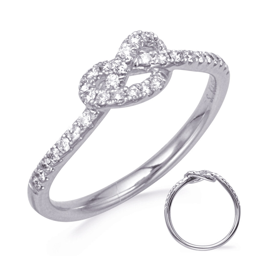 ELIE AZZI 0.28 ctw. WHITE GOLD DIAMOND FASHION RING D4764WG
