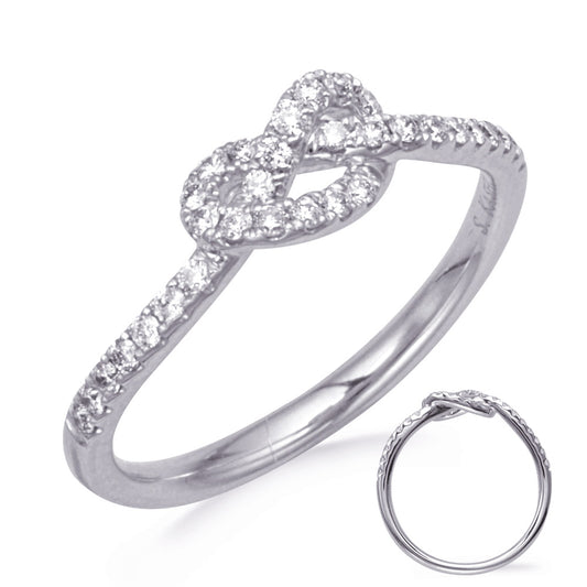 ELIE AZZI 0.28 ctw. WHITE GOLD DIAMOND FASHION RING D4764WG