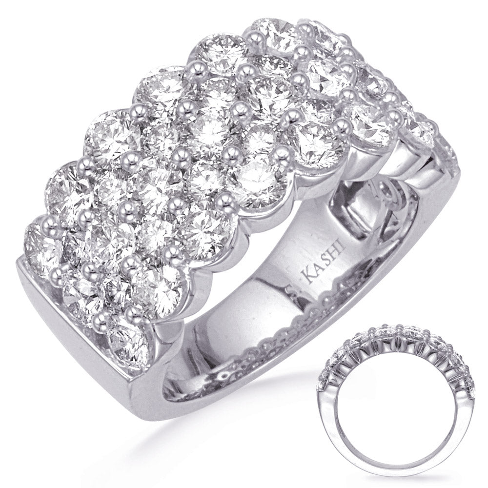 ELIE AZZI 4.21 ctw. PLATINUM DIAMOND RING D4765-PL