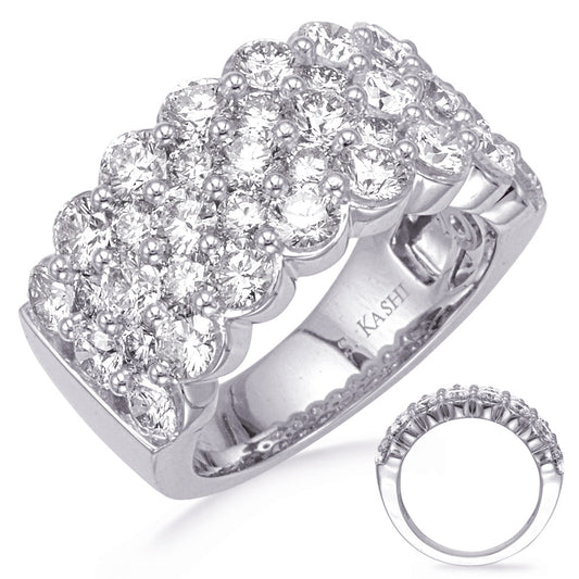 ELIE AZZI 4.21 ctw. WHITE GOLD DIAMOND RING D4765WG