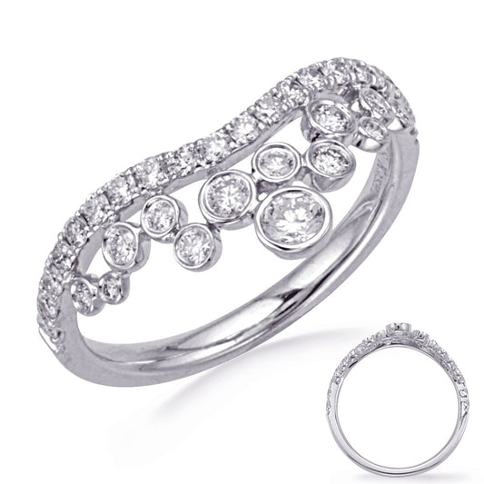 ELIE AZZI 0.58 ctw. WHITE GOLD DIAMOND RING D4779WG
