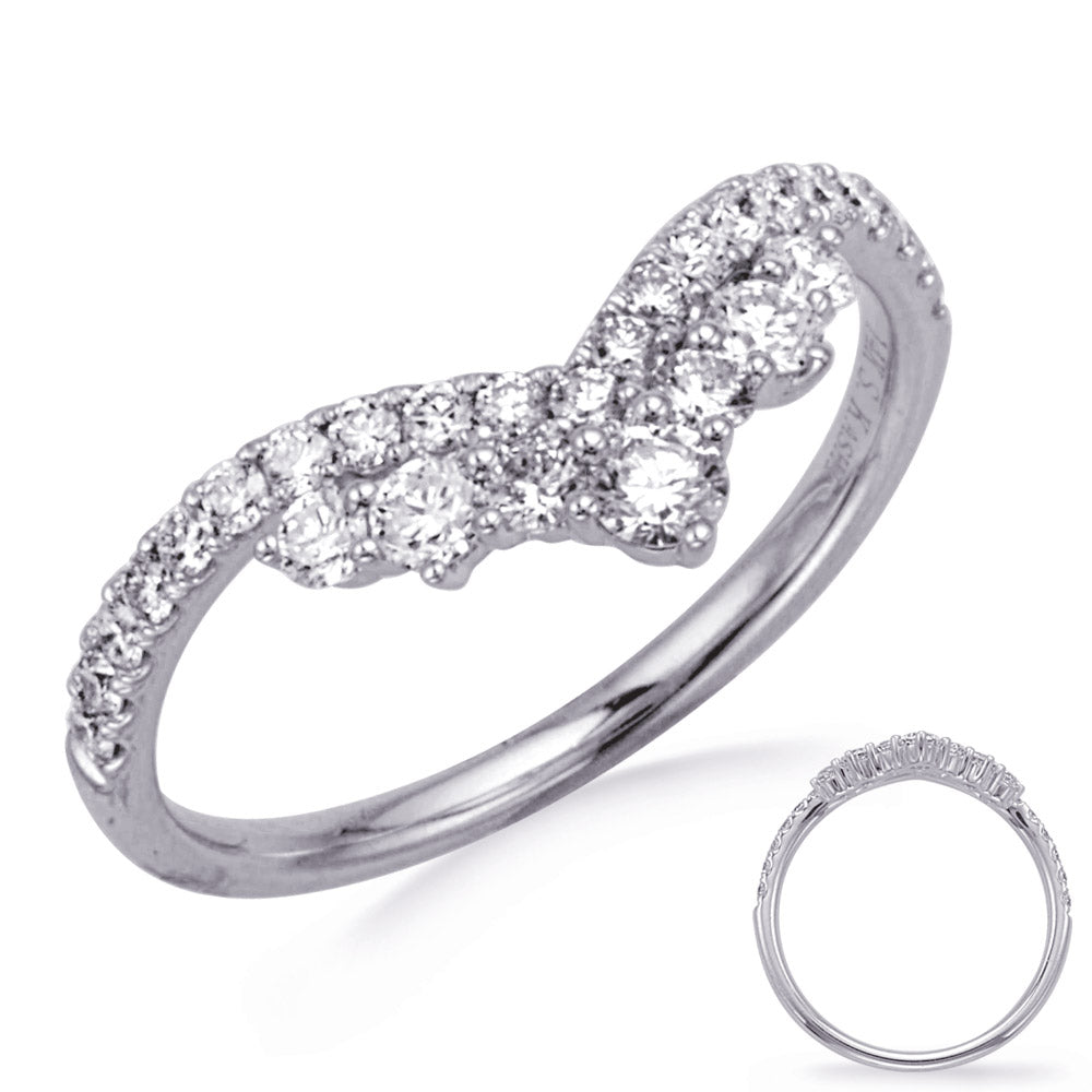 ELIE AZZI 0.59 ctw. WHITE GOLD DIAMOND RING D4781WG