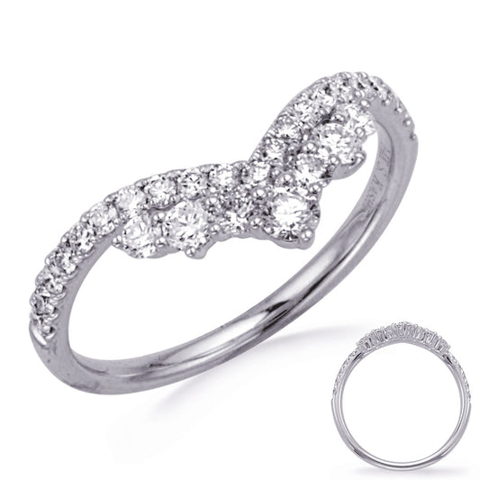 ELIE AZZI 0.59 ctw. WHITE GOLD DIAMOND RING D4781WG