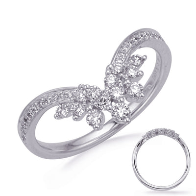 ELIE AZZI 0.37 ctw. PLATINUM DIAMOND RING D4783-PL