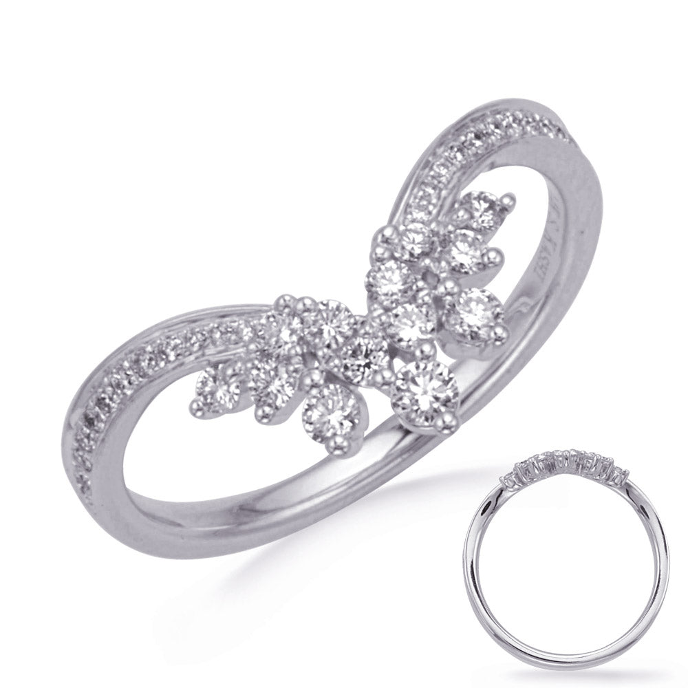 ELIE AZZI 0.37 ctw. WHITE GOLD DIAMOND RING D4783WG