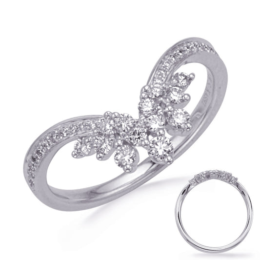 ELIE AZZI 0.37 ctw. WHITE GOLD DIAMOND RING D4783WG