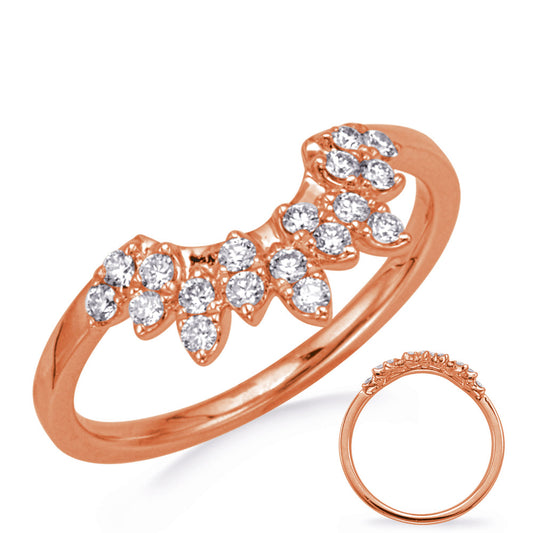 ELIE AZZI 0.26 ctw. ROSE GOLD DIAMOND BAND D4792RG