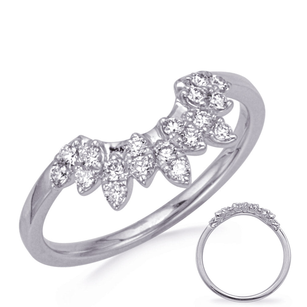 ELIE AZZI 0.26 ctw. WHITE GOLD DIAMOND BAND D4792WG