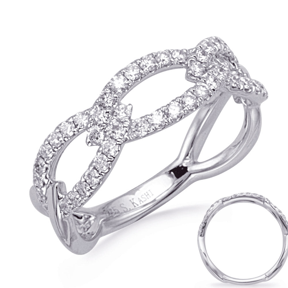 ELIE AZZI 0.51 ctw. WHITE GOLD DIAMOND RING D4795WG