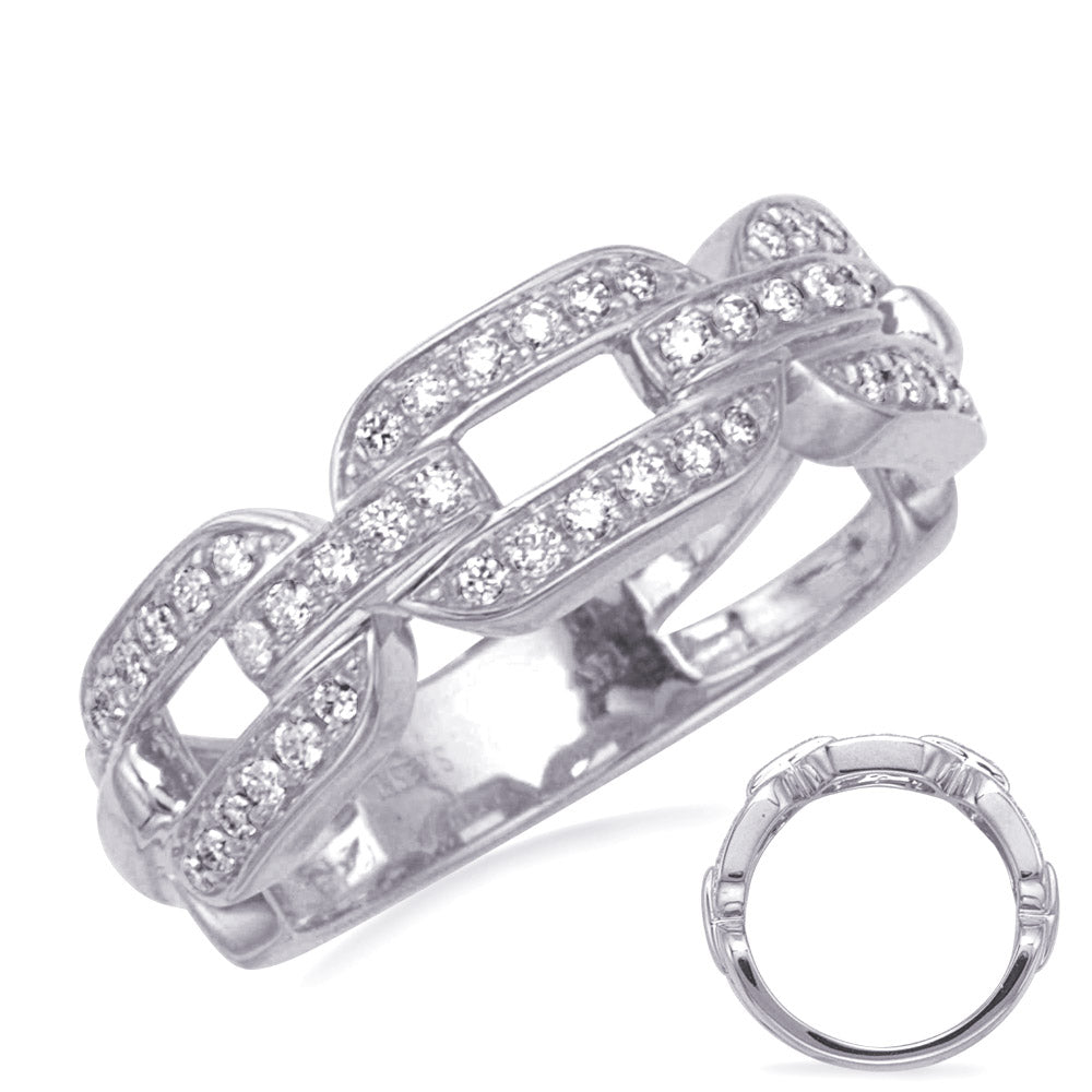 ELIE AZZI 0.37 ctw. WHITE GOLD DIAMOND RING D4796WG