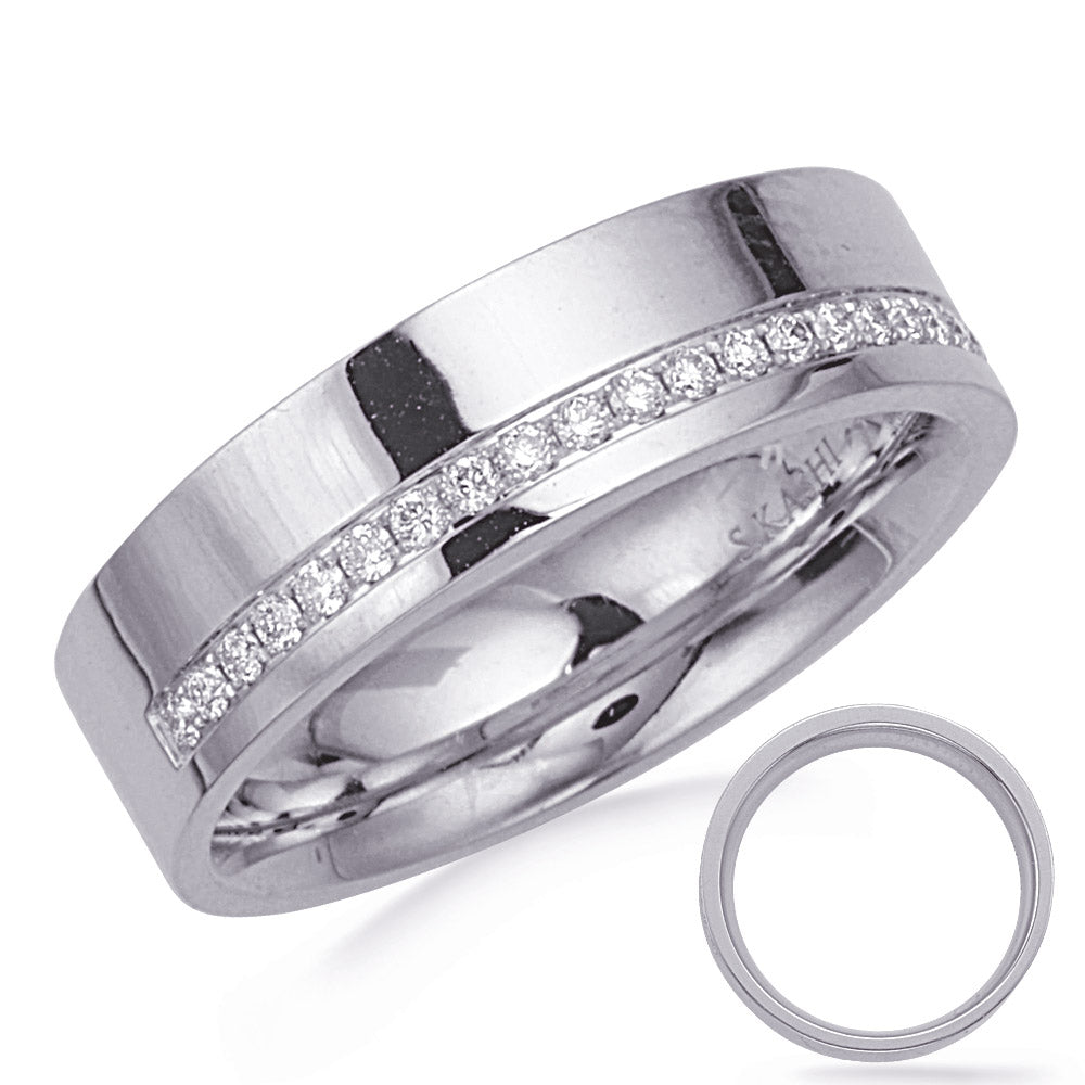 ELIE AZZI 0.21 ctw. WHITE GOLD DIAMOND RING D4799WG