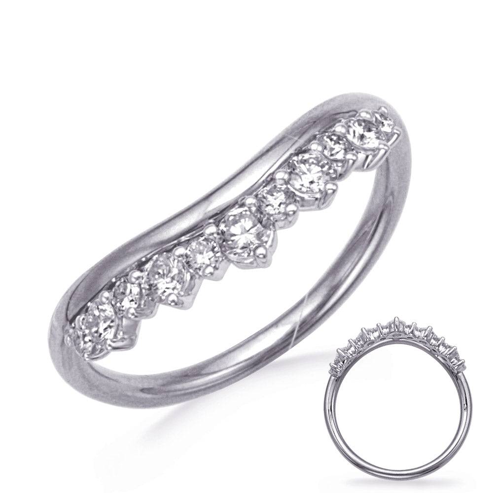ELIE AZZI 0.40 ctw. WHITE GOLD DIAMOND RING D4807WG
