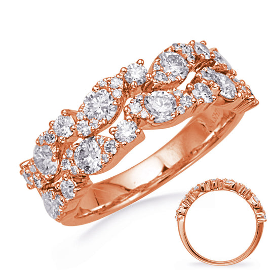 ELIE AZZI 1.49 ctw. ROSE GOLD DIAMOND RING D4808RG