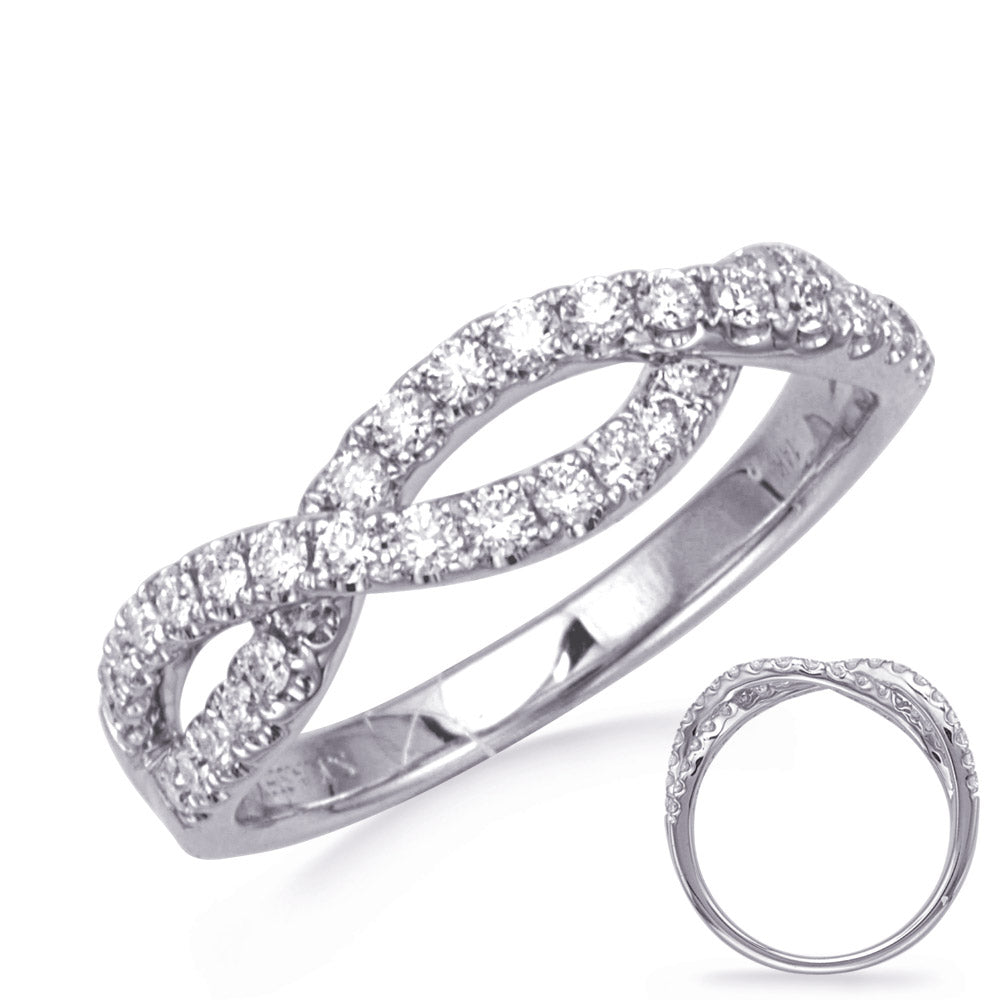ELIE AZZI 0.49 ctw. WHITE GOLD DIAMOND RING D4809WG