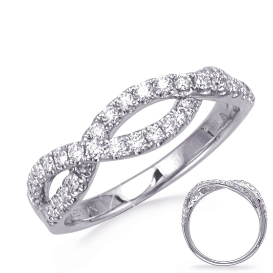 ELIE AZZI 0.49 ctw. WHITE GOLD DIAMOND RING D4809WG