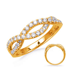 ELIE AZZI 0.49 ctw. YELLOW GOLD DIAMOND RING D4809YG