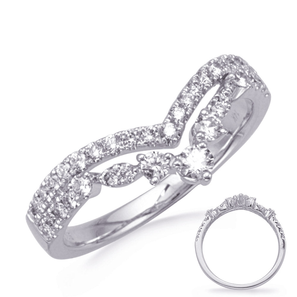 ELIE AZZI 0.48 ctw. WHITE GOLD DIAMOND RING D4810WG