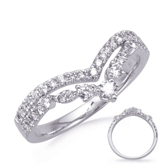 ELIE AZZI 0.48 ctw. WHITE GOLD DIAMOND RING D4810WG