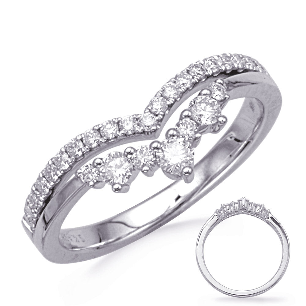 ELIE AZZI 0.44 ctw. WHITE GOLD DIAMOND RING D4812WG