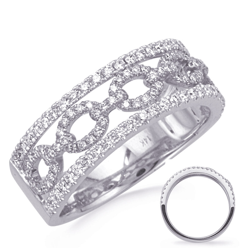 ELIE AZZI 0.51 ctw. WHITE GOLD DIAMOND RING D4814WG