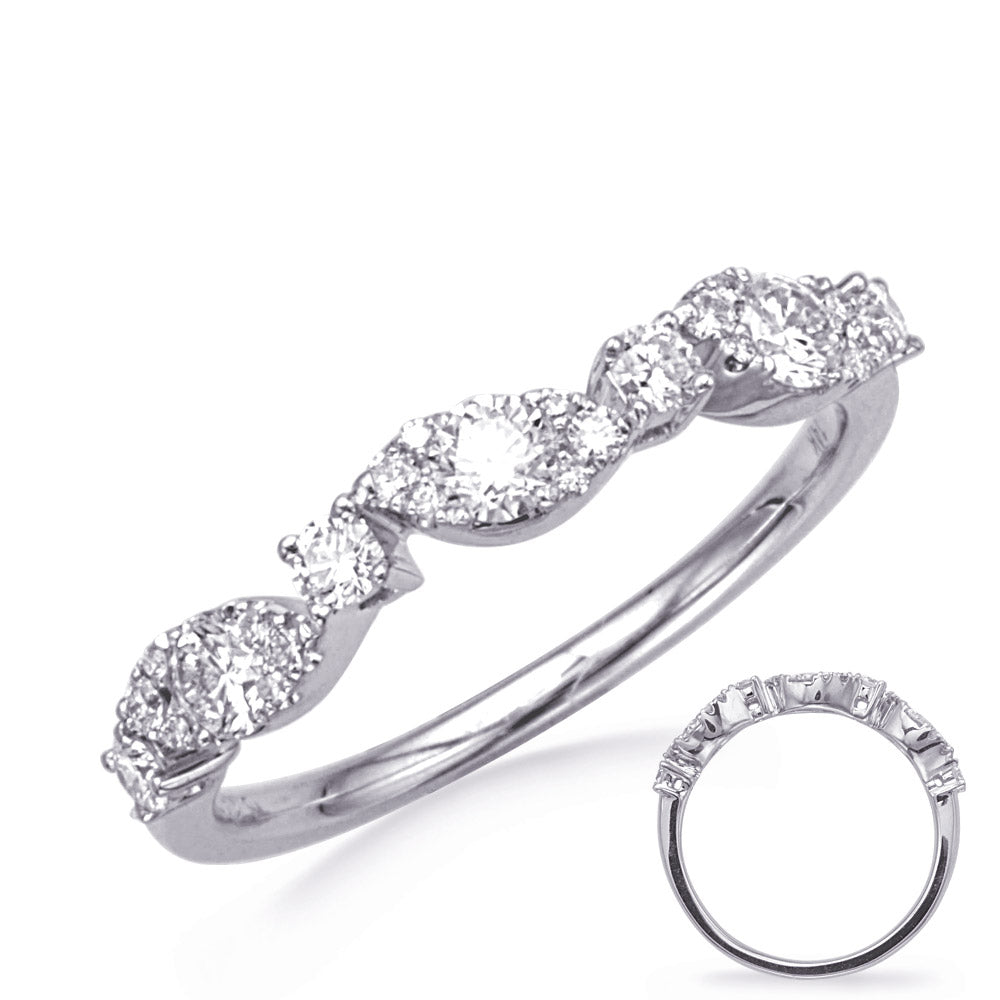 ELIE AZZI 0.56 ctw. WHITE GOLD DIAMOND RING D4815WG