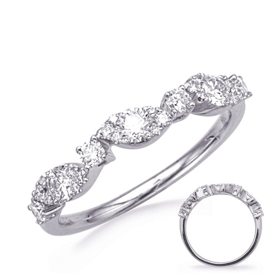 ELIE AZZI 0.56 ctw. WHITE GOLD DIAMOND RING D4815WG