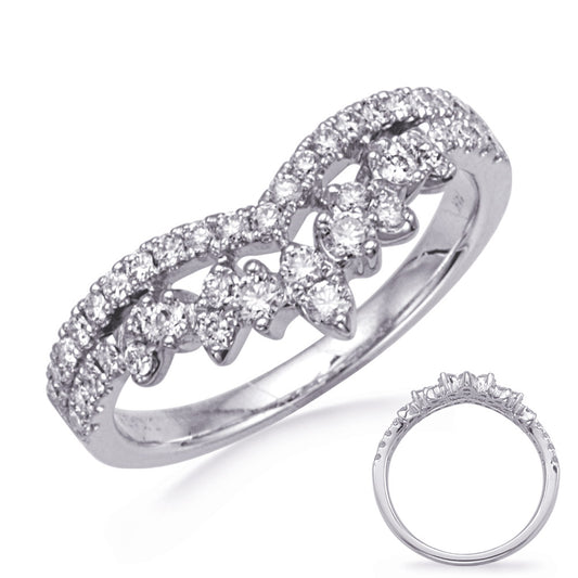 ELIE AZZI 0.55 ctw. WHITE GOLD DIAMOND RING D4816WG