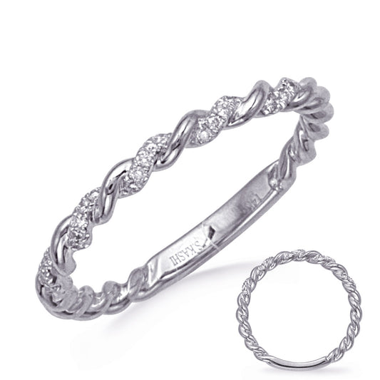 ELIE AZZI 0.09 ctw. WHITE GOLD DIAMOND RING D4820WG