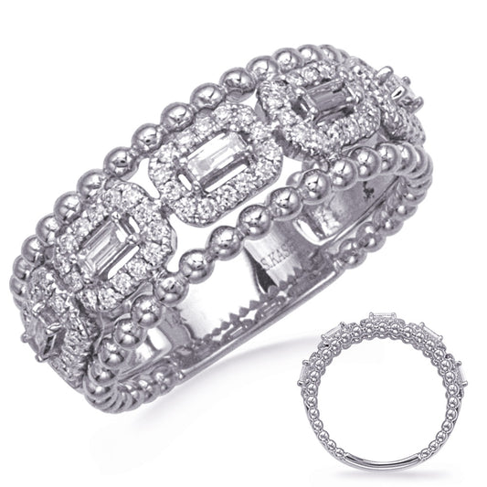 ELIE AZZI 0.54 ctw. WHITE GOLD DIAMOND RING D4821WG