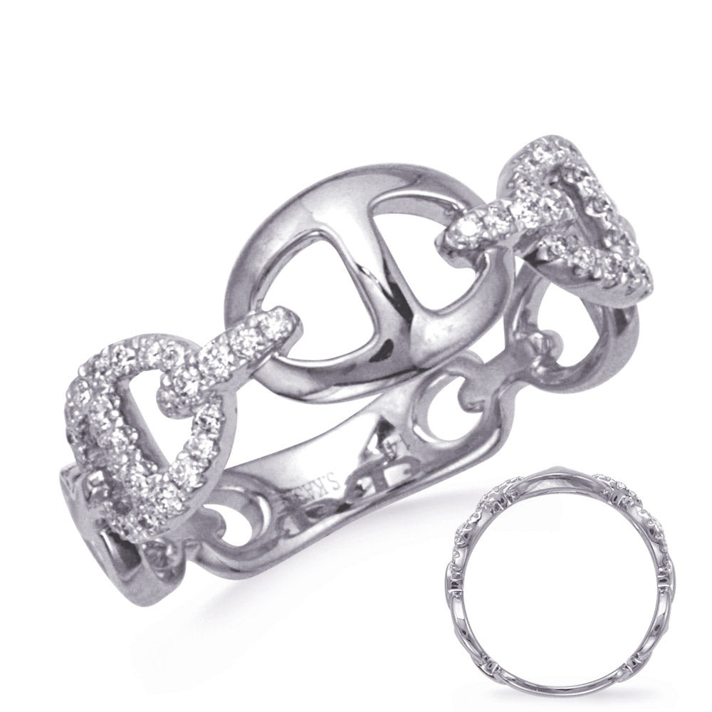 ELIE AZZI 0.24 ctw. WHITE GOLD DIAMOND RING D4823WG