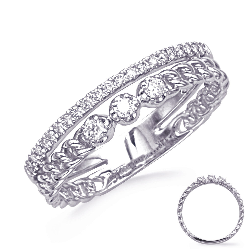 ELIE AZZI 0.23 ctw. WHITE GOLD DIAMOND RING D4826WG